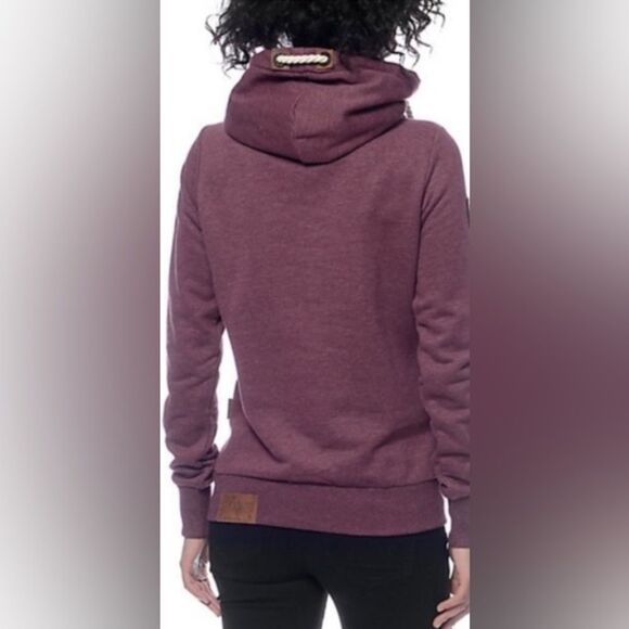 NWOT NAKETANO Darth Vii Bordeaux Hoodie - Picture 2 of 4